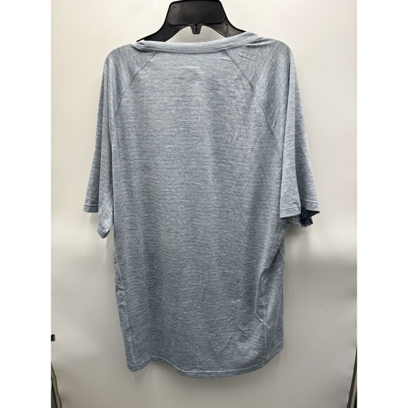 Mondetta Outdoor Project Blue Short Sleeve Activewear T-Shirt Mens M Golf Walk - Picture 5 of 7